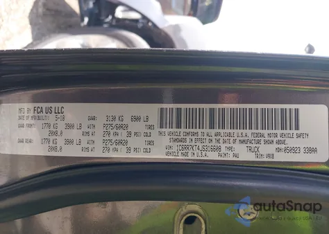 2018 Ram 1500 Express 4X4 5'7 Box from USA, damaged, VIN 1C6RR7KT4JS316608